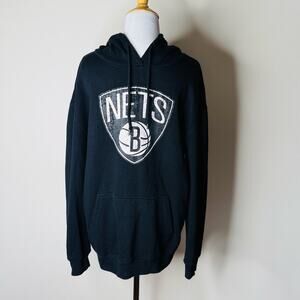 Black Brooklyn Nets Ultra Game Logo Hoodie